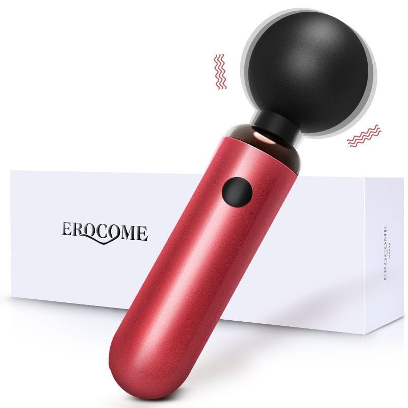 Erocome - Vulpecula Mini Wand Massager (Red)    Mini Wand Massagers (Vibration) Rechargeable