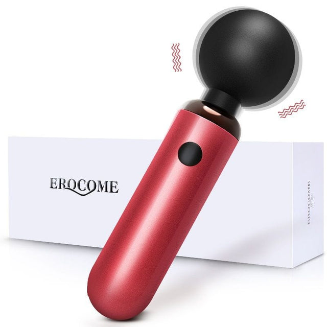 Erocome - Vulpecula Mini Wand Massager (Red)    Mini Wand Massagers (Vibration) Rechargeable