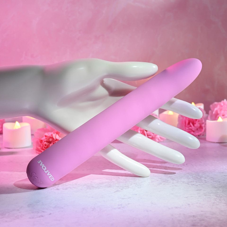 Evolved - Carnation Vibrating Dildo Vibrator (Pink) EV1159 CherryAffairs