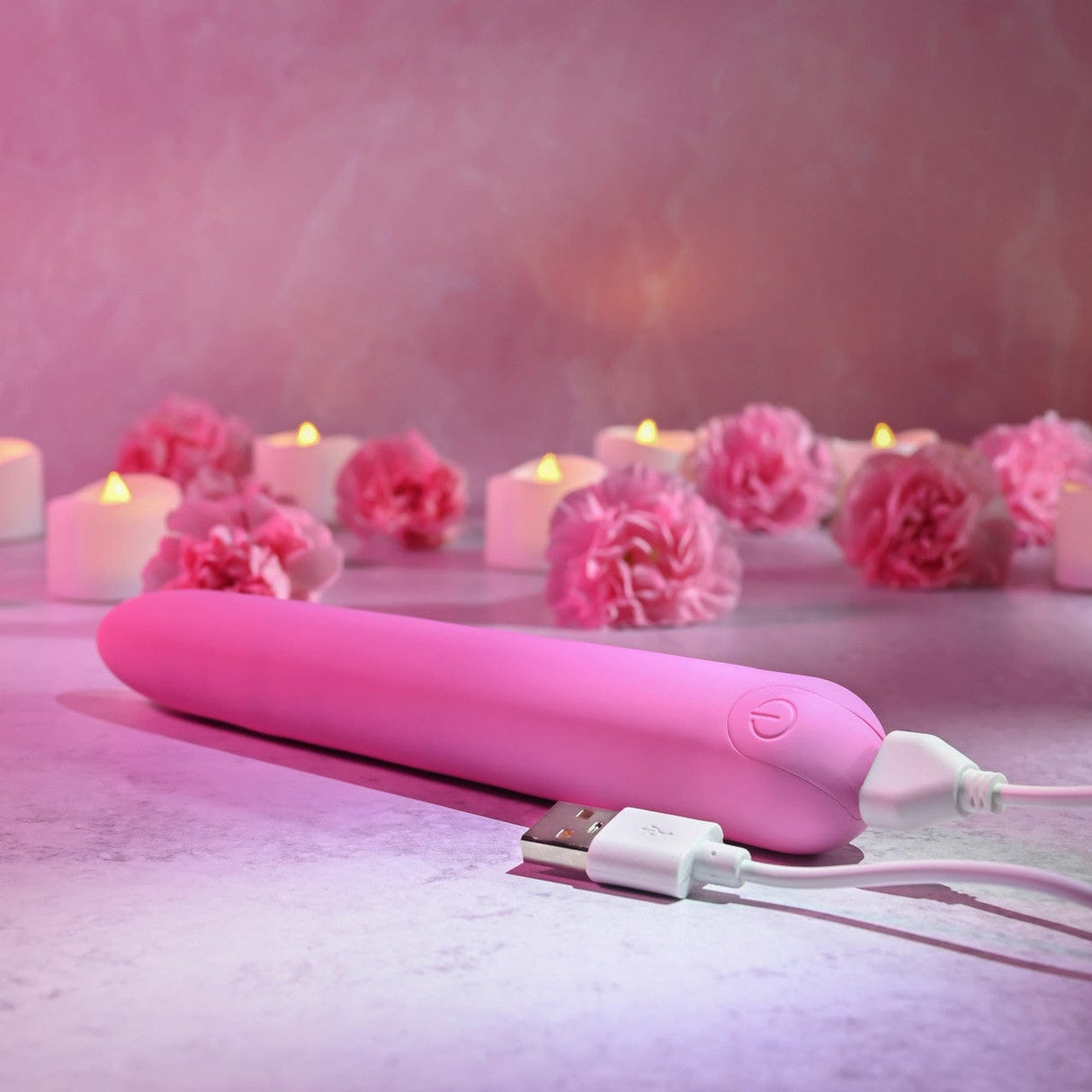 Evolved - Carnation Vibrating Dildo Vibrator (Pink) EV1159 CherryAffairs