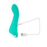 Evolved - Come With Me Silicone Rechargeable Vibrator (Green) EV1101 CherryAffairs