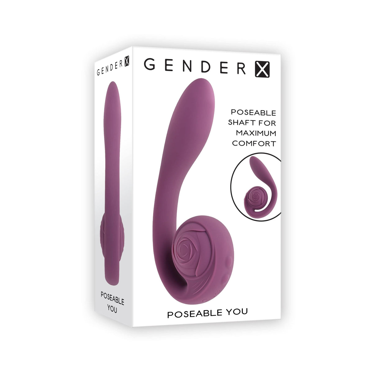 Evolved - Gender X Poseable You Flexible Vibrator (Purple) EV1124 CherryAffairs