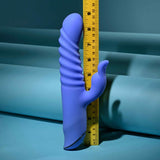 Evolved - Knock Knock Rechargeable Rabbit Vibrator (Blue) EV1219 CherryAffairs