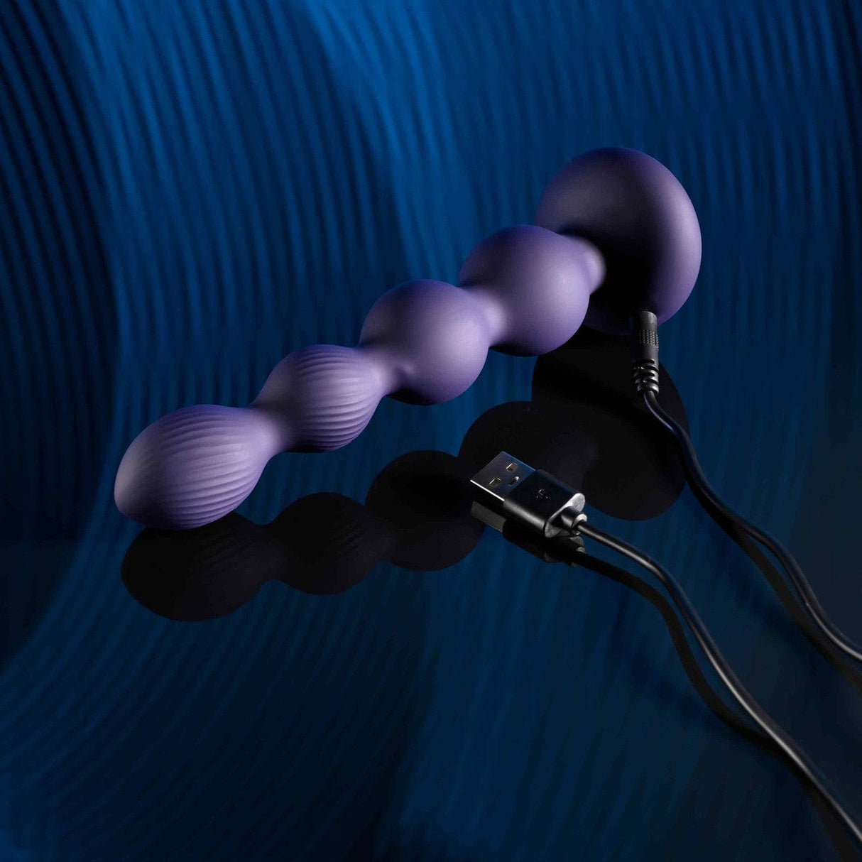 Evolved - Pleasure Orbit Remote Twirling Anal Beads (Black) EV1180 CherryAffairs