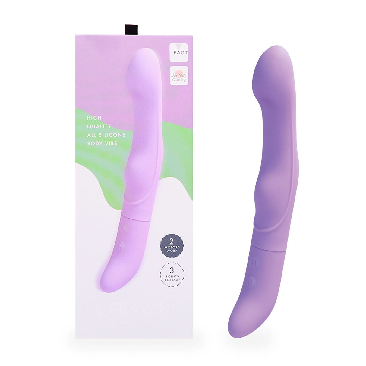 FACT - Lady Japan Silicone G Spot Vibrator OT1273 CherryAffairs