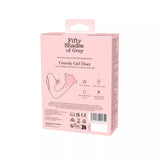 Fifty Shades of Grey - Greedy Girl Duet Clitoral Air Stimulator Vibrator (Black) FSG1186 CherryAffairs