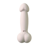 Fuji World - Spoony Cock n Balls Vibrating Dildo (White) OT1289 CherryAffairs