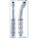 Gender X - Lustrous Galaxy Dual-Ended Glass Dildo & Wand Massager (Green) GX1010 CherryAffairs