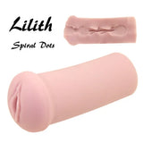 Tomax - Lilith Spiral Dots Textured Male Masturbator Onahole (Beige)