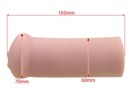 Tomax - Lilith Spiral Dots Textured Male Masturbator Onahole (Beige)