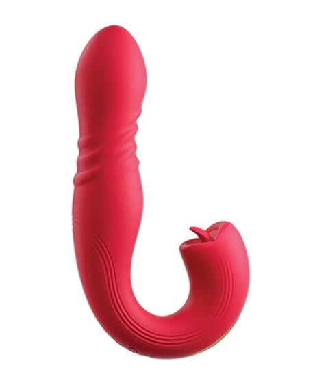 Honey Play Box - Joi Thrust 2 App-Controlled Thrusting Rabbit Vibrator (Red) OT1313 CherryAffairs