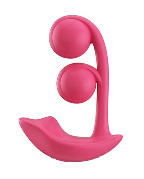 Honey Play Box - Melody Twin Balls Dual-Action Rabbit Vibrator (Pink) OT1314 CherryAffairs
