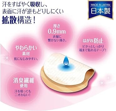 Jex - A Seine Sweat Absorbing Pad Slim Ultra Thin Type 36 Pieces OT1239 CherryAffairs
