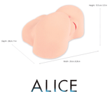 Kokos - Alice with Vibration Meiki Dual Hole Masturbator (Beige) KK1034 CherryAffairs