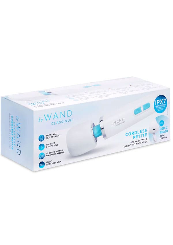 Le Wand - Classique Petite Wand Massager (White) LW1009 CherryAffairs