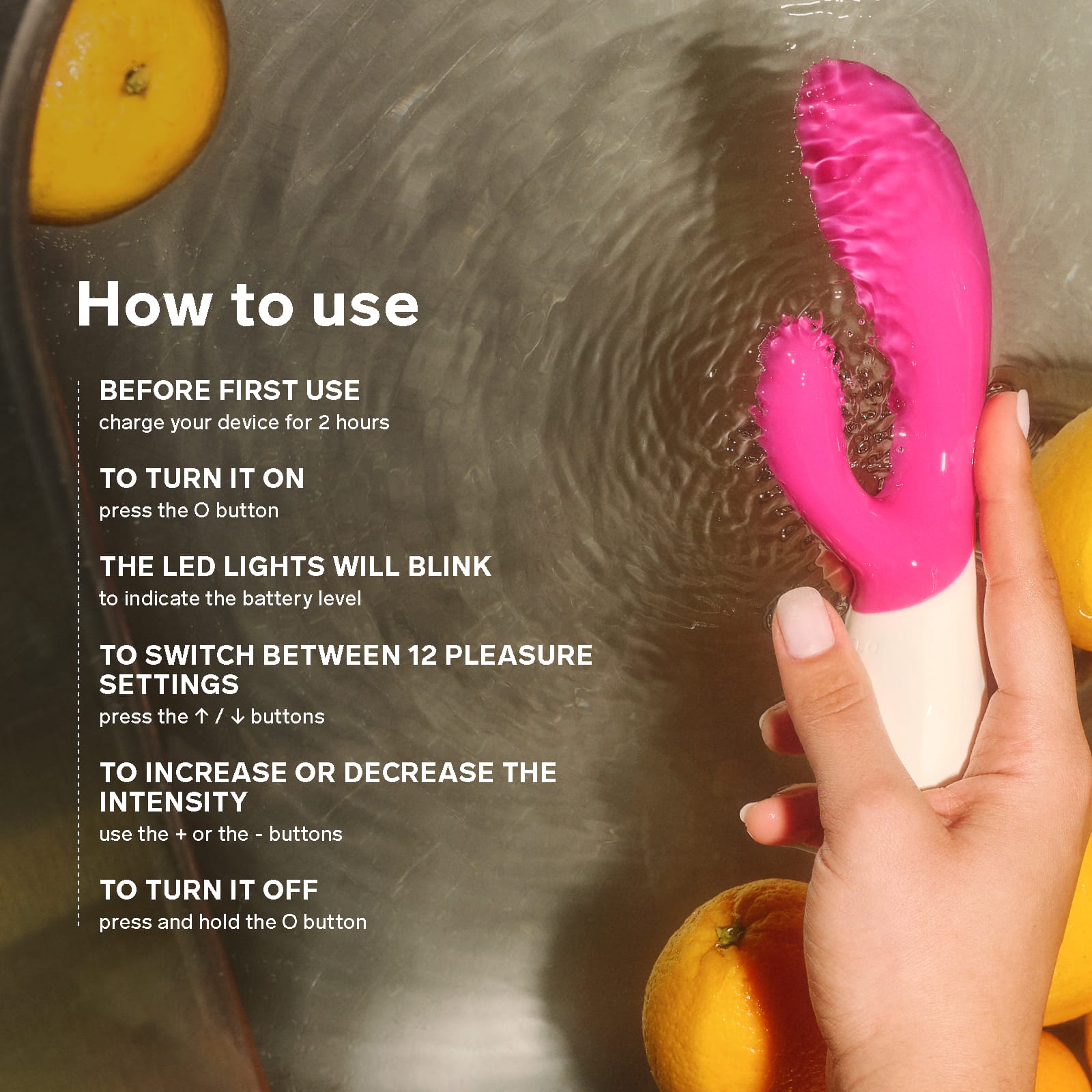 LELO INA Wave 2 control guide