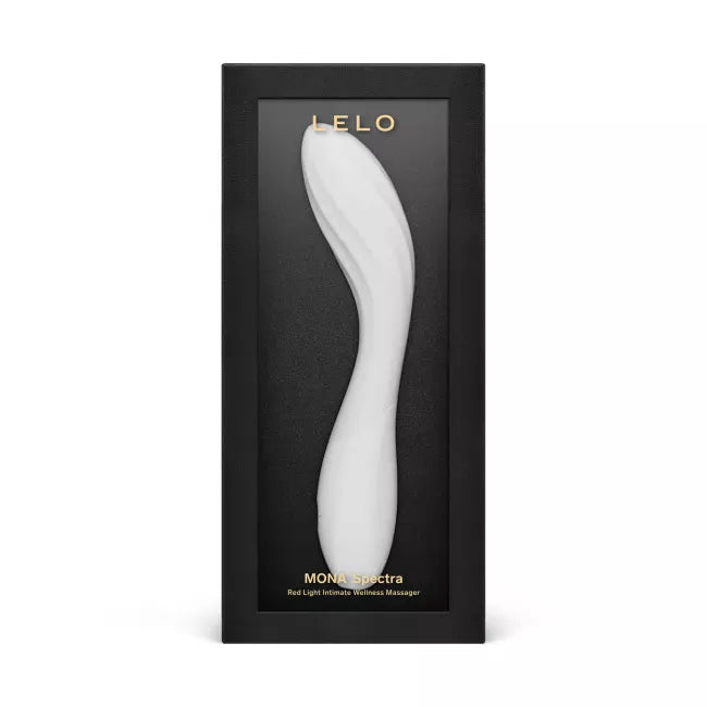 LELO - Mona Spectra App Controlled Red Light G Spot Vibrator (White) LL1291 CherryAffairs