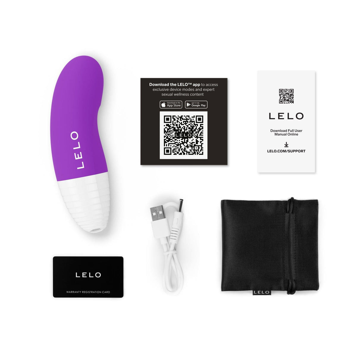 LELO - Originals AKO App-Controlled Clitoral Vibrator (Purple) LL1273 CherryAffairs