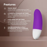 LELO - Originals AKO App-Controlled Clitoral Vibrator (Purple) LL1273 CherryAffairs