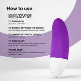 LELO - Originals AKO App-Controlled Clitoral Vibrator (Purple) LL1273 CherryAffairs
