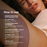 LELO - Originals KAYA App-Controlled Rabbit Vibrator (Purple) LL1275 CherryAffairs