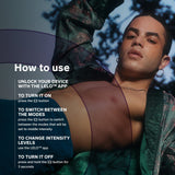 LELO - Originals SURFER App-Controlled Prostate Massager (Purple) LL1274 CherryAffairs