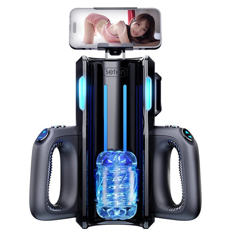 Leten - Cannon King Thrusting Pro Automatic Masturbator (Black) LET1032 CherryAffairs