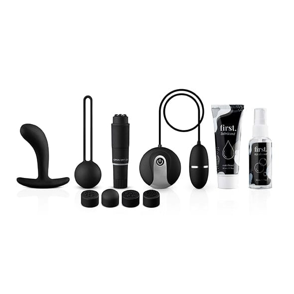 Loveboxxx - First Self Love [S]experience Beginners Starter Set (Black)    Clit Massager (Vibration) Non Rechargeable