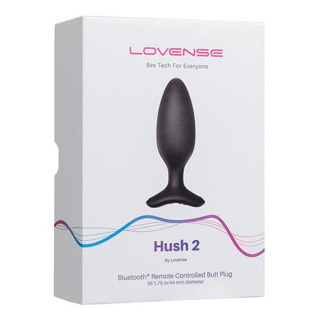 Lovense - Hush 2 App-Controlled Silicone Butt Plug CherryAffairs