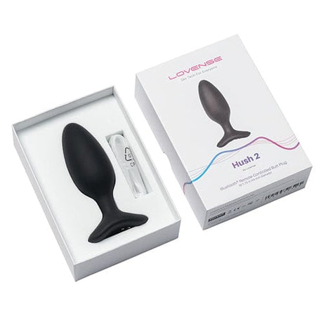 Lovense - Hush 2 App-Controlled Silicone Butt Plug CherryAffairs