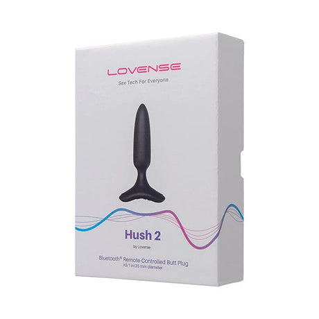 Lovense - Hush 2 App-Controlled Silicone Butt Plug CherryAffairs