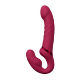 Lovense - Lapis App-Controlled Dual Ended Vibrating Strapless Strap On (Red) LOS1048 CherryAffairs