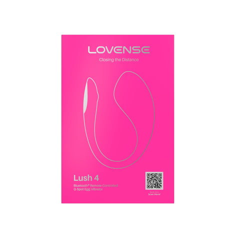 Lovense - Lush 4 App-Controlled Bullet Egg Vibrator (Pink) LOS1062 CherryAffairs