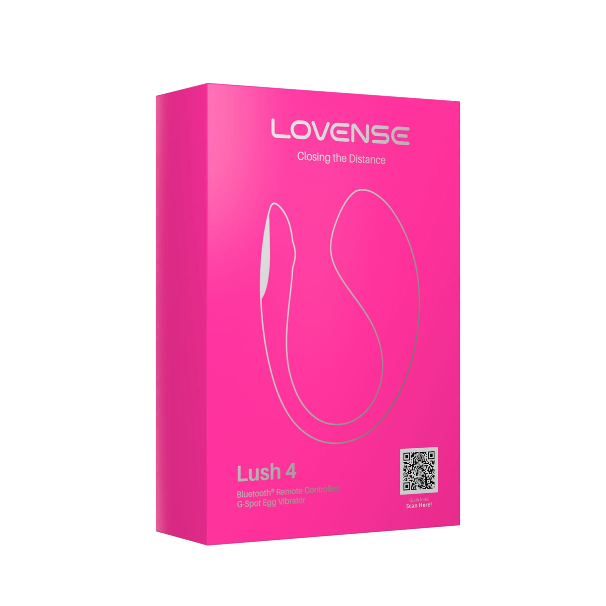 Lovense - Lush 4 App-Controlled Bullet Egg Vibrator (Pink) LOS1062 CherryAffairs