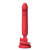 Lovense - Mission 2 App-Controlled Vibrating Suction Cup Dildo (Red) LOS1059 CherryAffairs