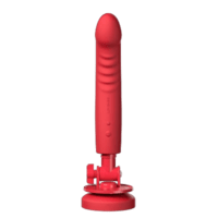 Lovense - Mission 2 App-Controlled Vibrating Suction Cup Dildo (Red)