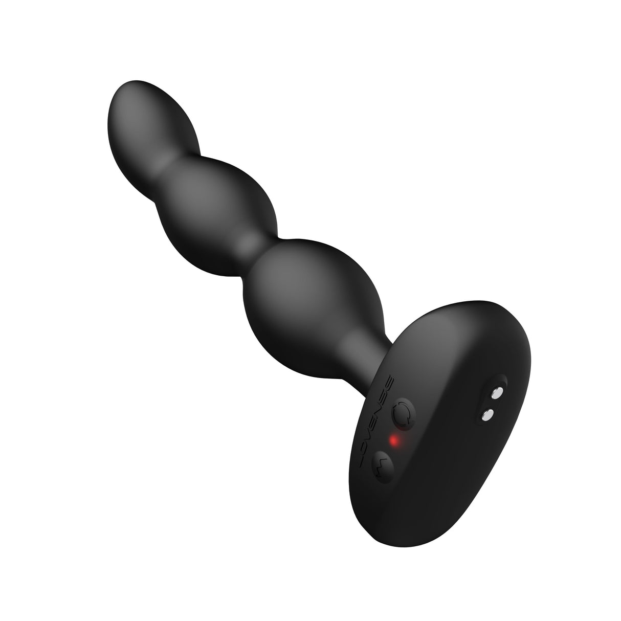 Lovense - Ridge App-Controlled Vibrating Rotating Anal Beads (Black) LOS1051 CherryAffairs