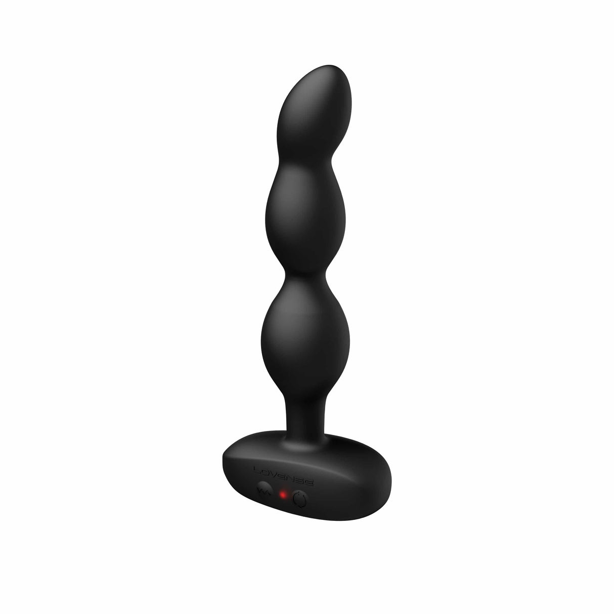 Lovense - Ridge App-Controlled Vibrating Rotating Anal Beads (Black) LOS1051 CherryAffairs