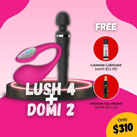 Lovense Sync Bundle: Lush 4 & Domi 2 CherryAffairs