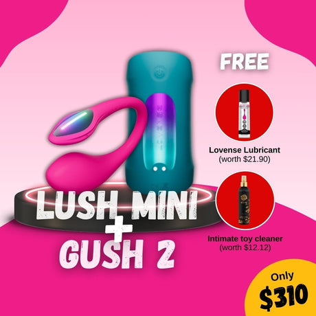 Lovense Sync Bundle: Lush Mini & Gush 2 CherryAffairs