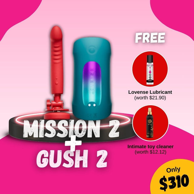 Lovense Sync Bundle: Mission 2 & Gush 2 CherryAffairs