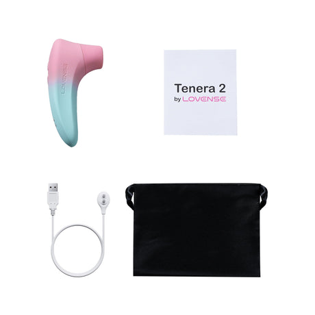 Lovense - Tenera 2 App-Controlled Clitoral Air Stimulator (Pink/Blue) LOS1055 CherryAffairs