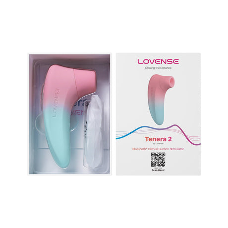 Lovense - Tenera 2 App-Controlled Clitoral Air Stimulator (Pink/Blue) LOS1055 CherryAffairs