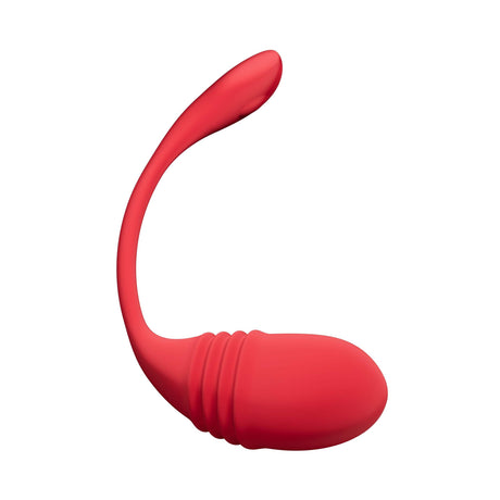 Lovense - Vulse App-Controlled Hands Free Thrusting Egg Vibrator (Red) LOS1047 CherryAffairs