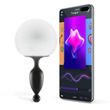 Magic Motion - Bunny App Controlled Vibrating Bunny Tail Anal Plug (Black) MGM1027 CherryAffairs