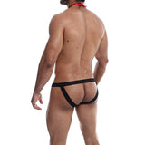 Male Basics - Tuxedo Lace Jockstrap Underwear CherryAffairs