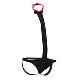 Male Basics - Tuxedo Lace Jockstrap Underwear CherryAffairs