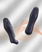 Manwan - RYZER Textured Penis Sleeve (Black) MW1002 CherryAffairs