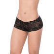 Mapale - Lace Boyshort Panties (Black) CherryAffairs