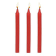 Master Series - Fetish Drip Candles Set of 3  Red 848518036469 Massage Candle